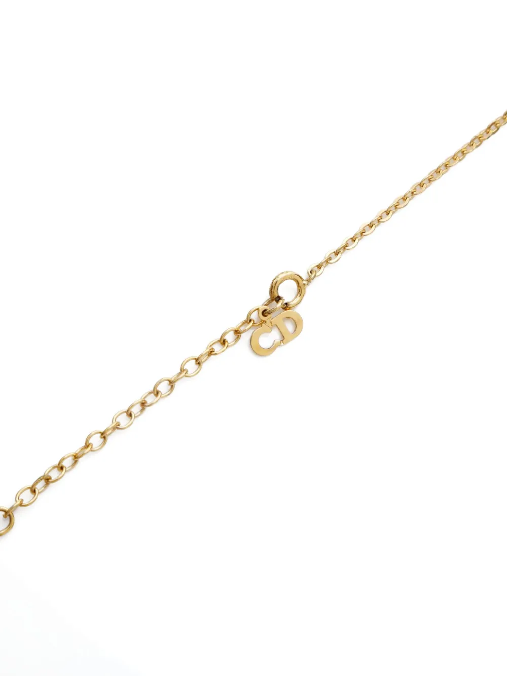 Pre-owned Dior 1970-1990 Christian -pendant Necklace In Gold