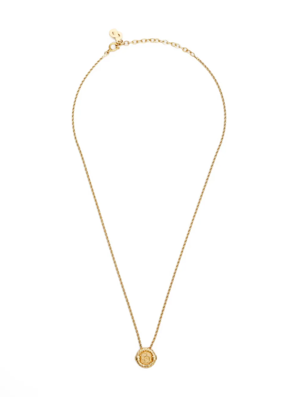 Pre-owned Dior 1970-1990s Christian Necklace In Gold