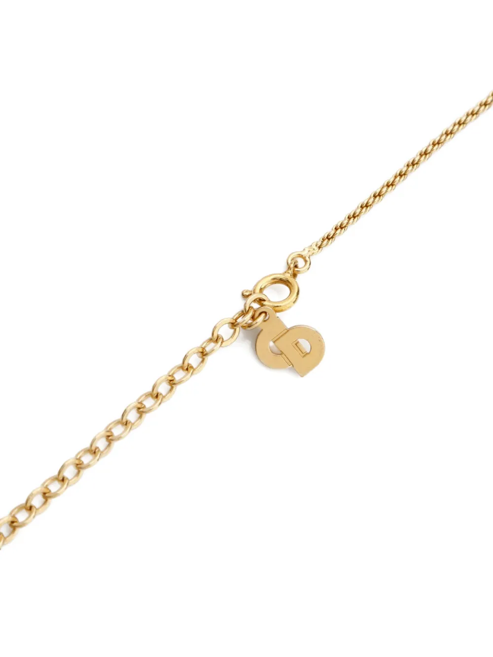 Pre-owned Dior 1970-1990s Christian Necklace In Gold