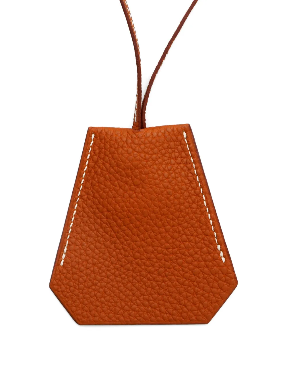 Pre-owned Hermes 2002 Clochette Necklace In Brown