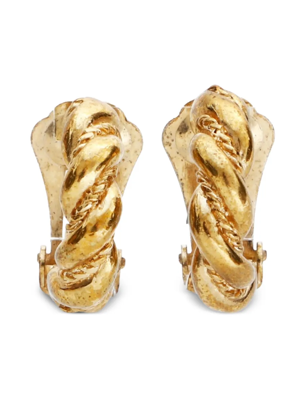 Christian Dior Pre-Owned 1980-2000s イヤリング - ゴールドトーン Christian Dior Pre-Owned 1980-2000s イヤリング - ゴールドトーン