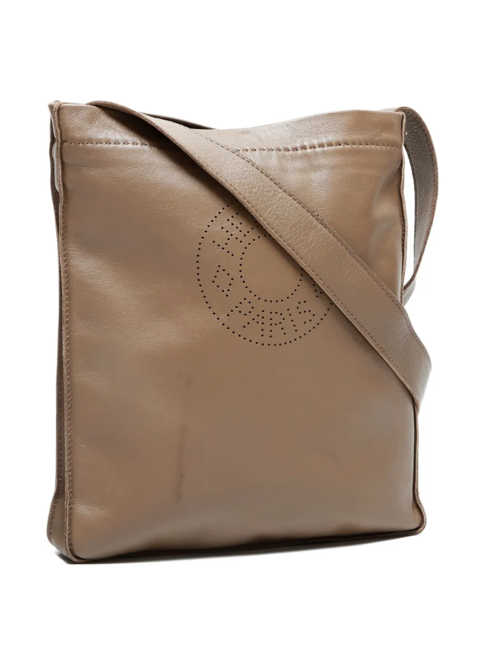 Pre-owned Hermes 2009 Clou De Selle Shoulder Bag In Neutral