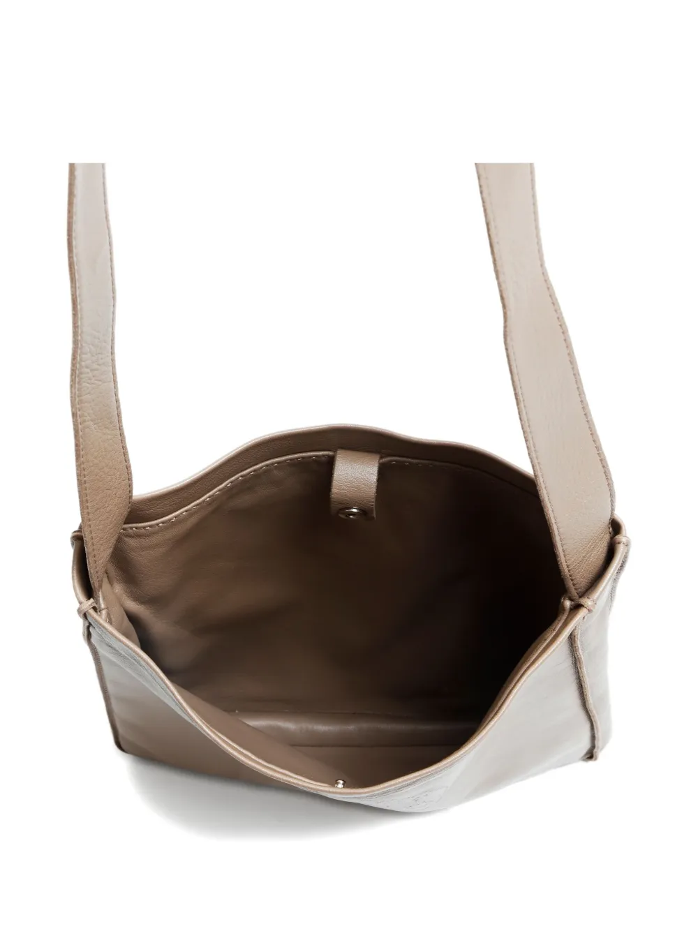 Pre-owned Hermes 2009 Clou De Selle Shoulder Bag In Neutral