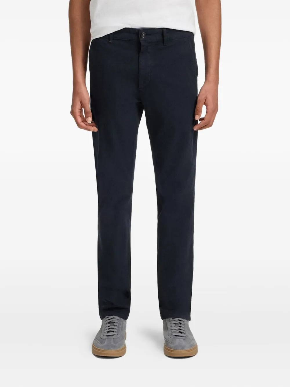 BOSS button-fastening trousers | Blue | Image 1