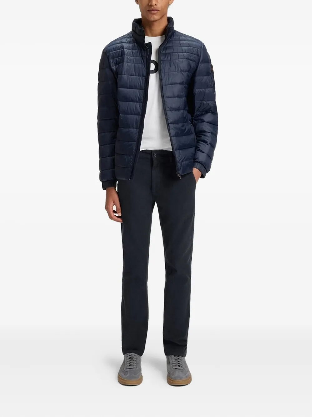 BOSS button-fastening trousers | Regular-Fit & Straight Leg Pants | Image 2
