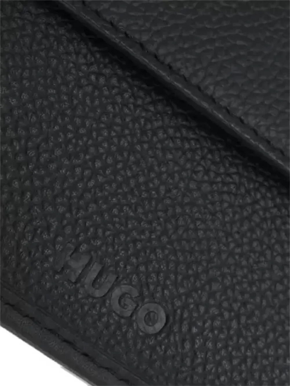 Hugo Boss Logo-plaque Wallet In Brown