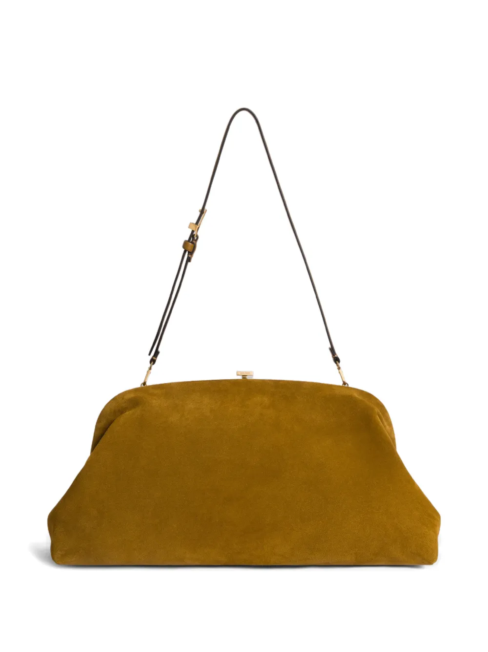 Alberta Ferretti Suède clutch Groen