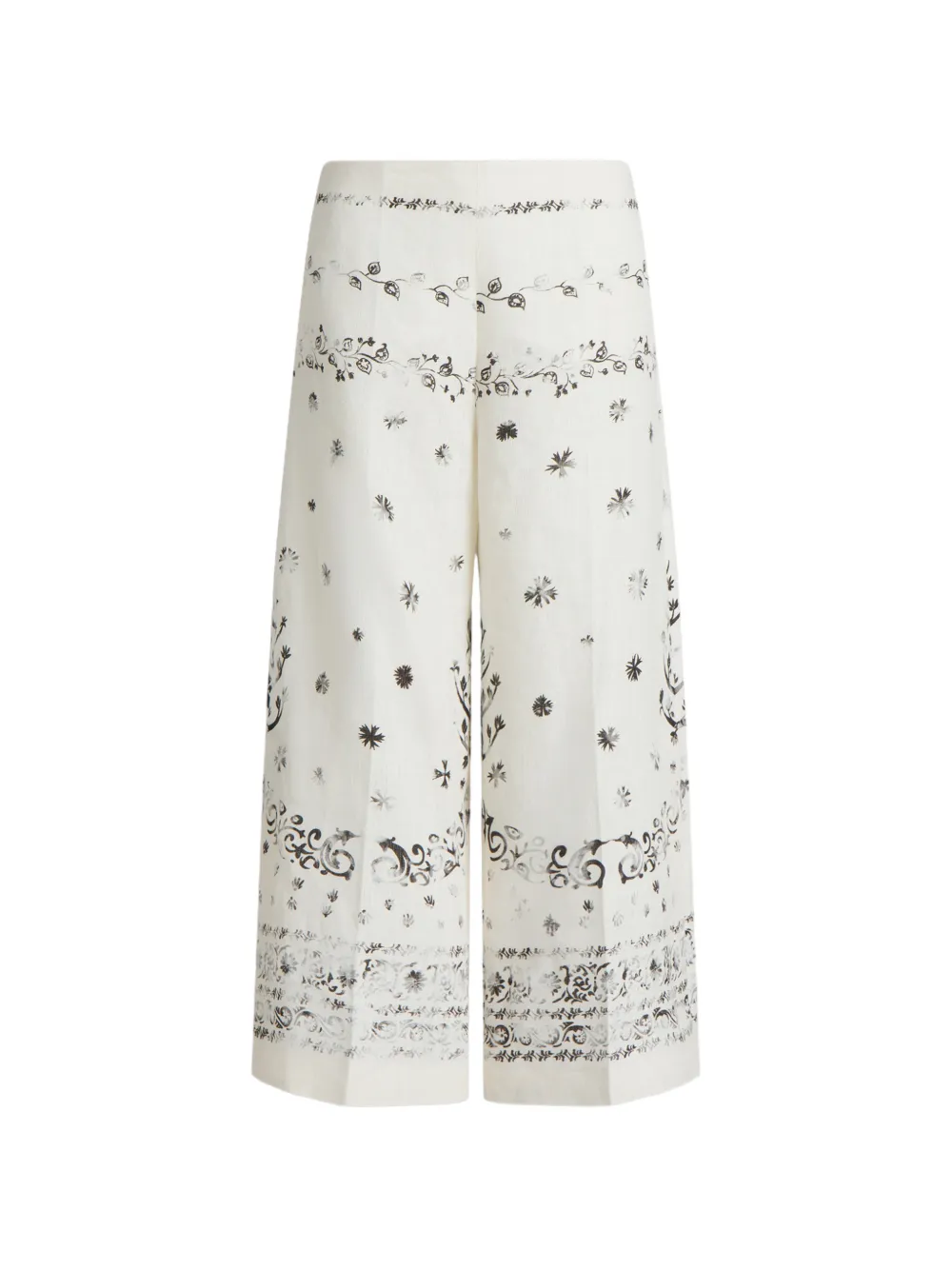 Alberta Ferretti Pantaloni a fiori - Toni neutri