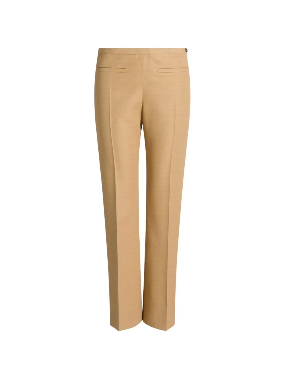 Alberta Ferretti back welt pocket tailored trousers - Neutrals