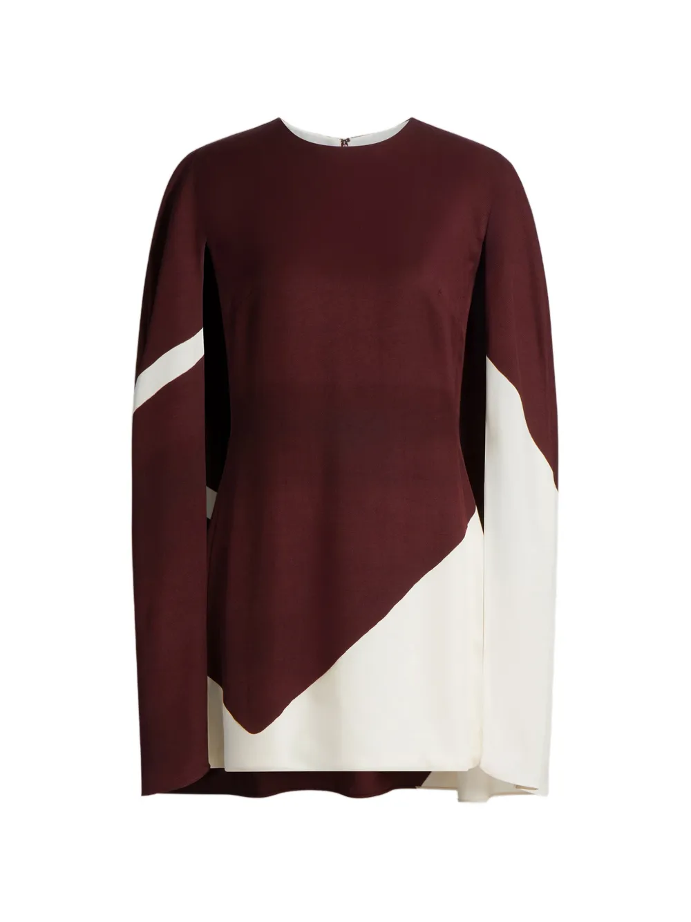 Alberta Ferretti Abito con design color-block - Marrone