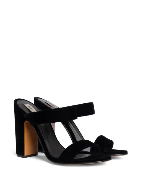Alberta Ferretti sandalias con tiras y tacón cuadrado