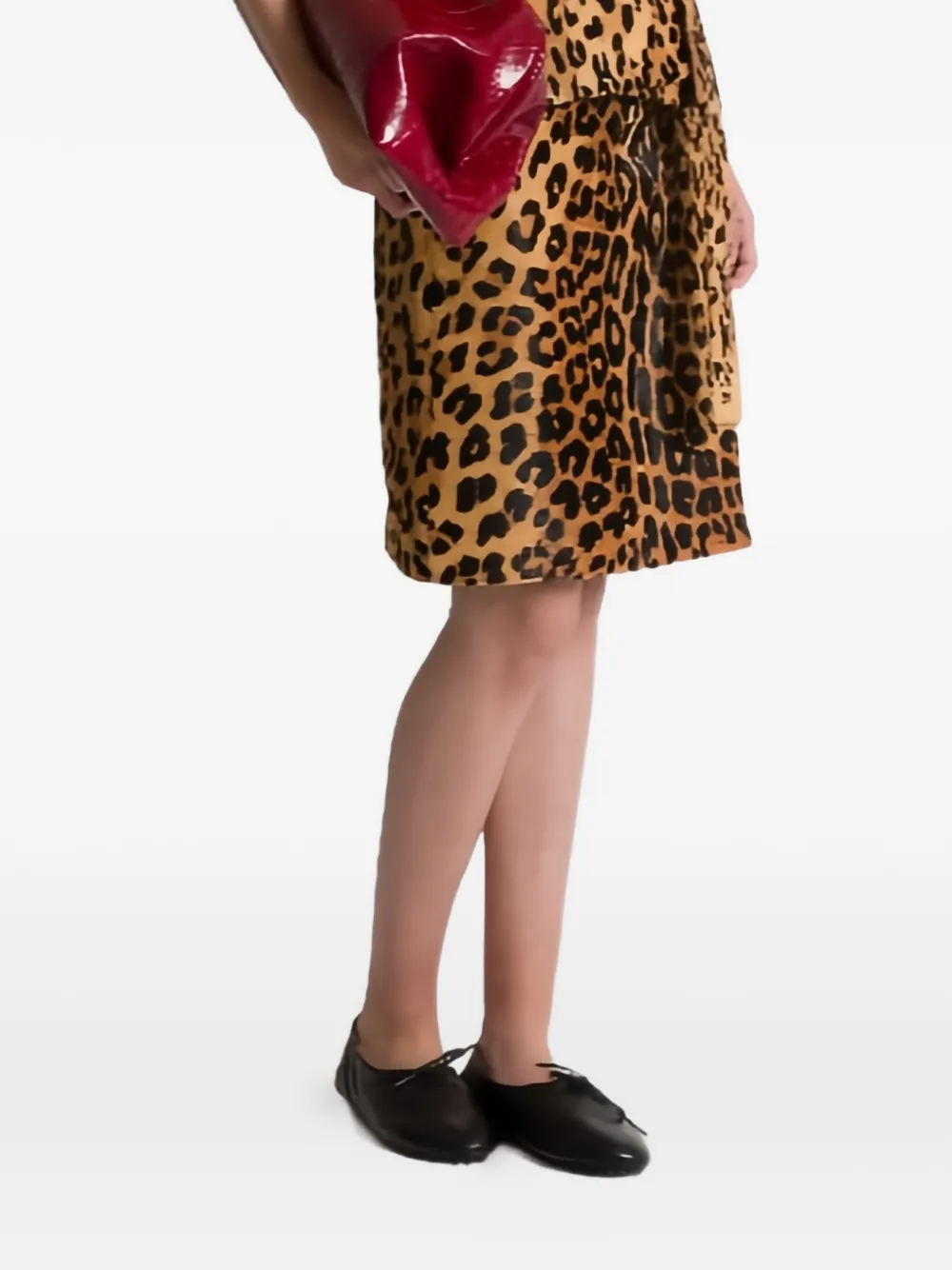 Alberta Ferretti Rok met luipaardprint Bruin