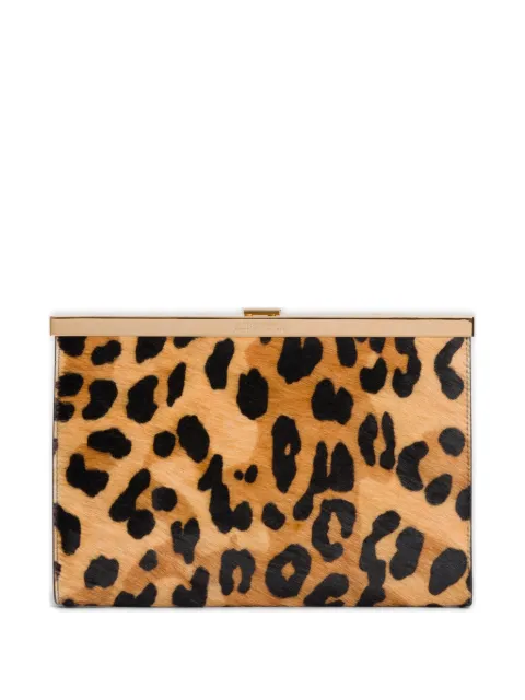 Alberta Ferretti bolsa de mano con estampado de leopardo
