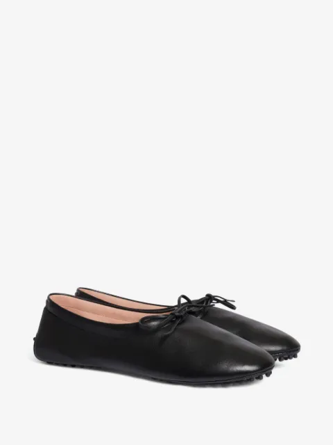 Alberta Ferretti bow ballet flats