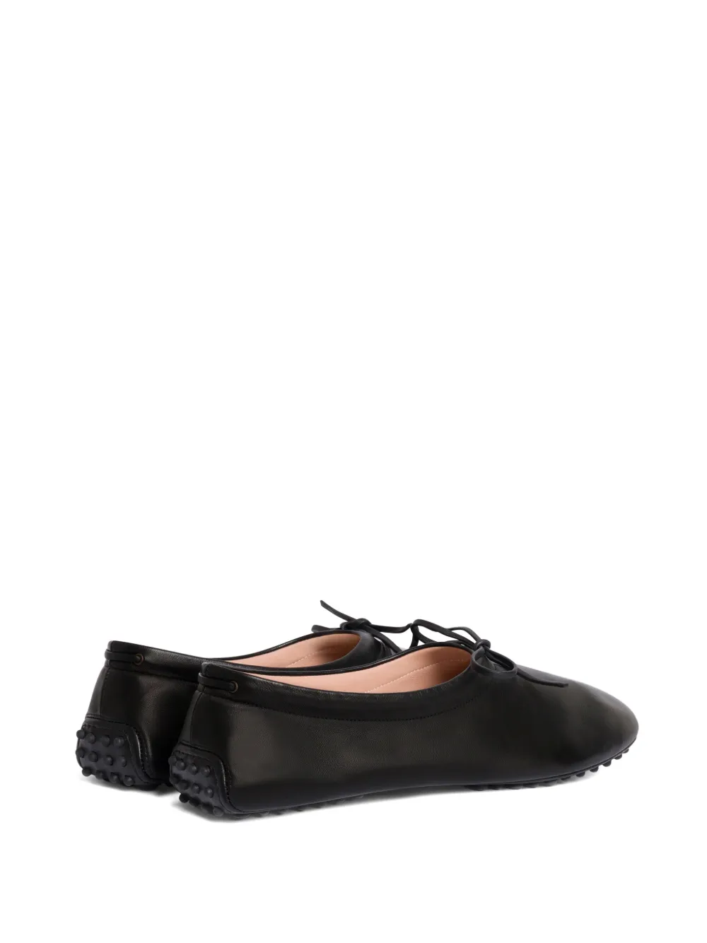 Alberta Ferretti Ballerina's met strik Zwart