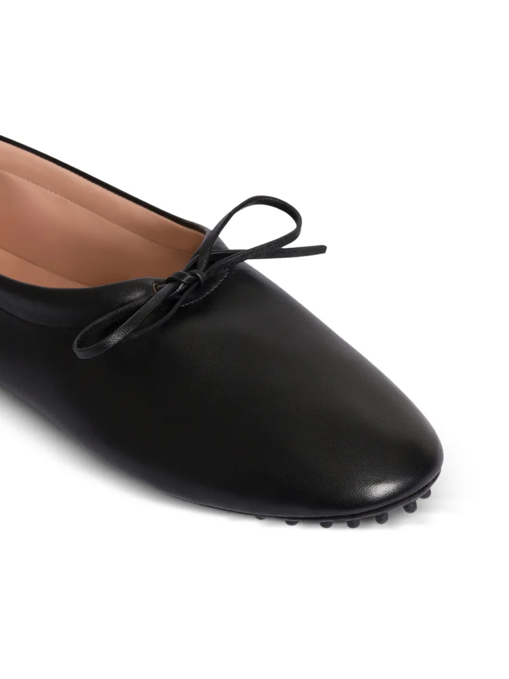 Alberta Ferretti Ballerina's met strik Zwart