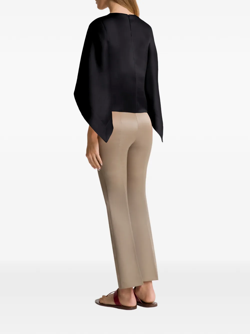  Alberta Ferretti Cape-style Top - Black 