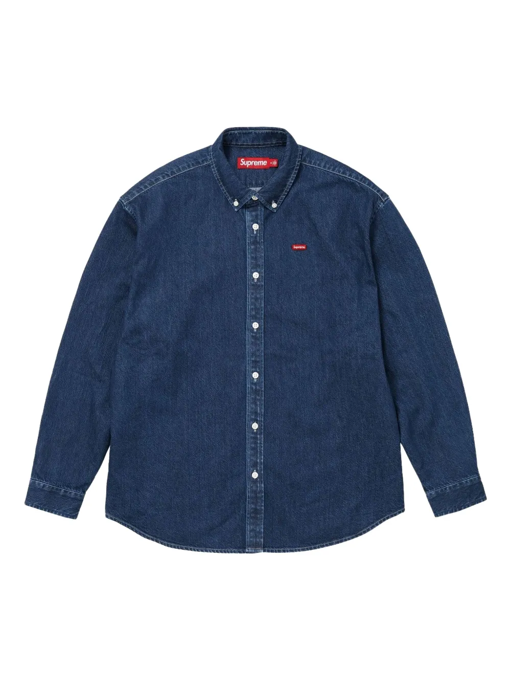 Supreme Camicia denim Small Box - Blu