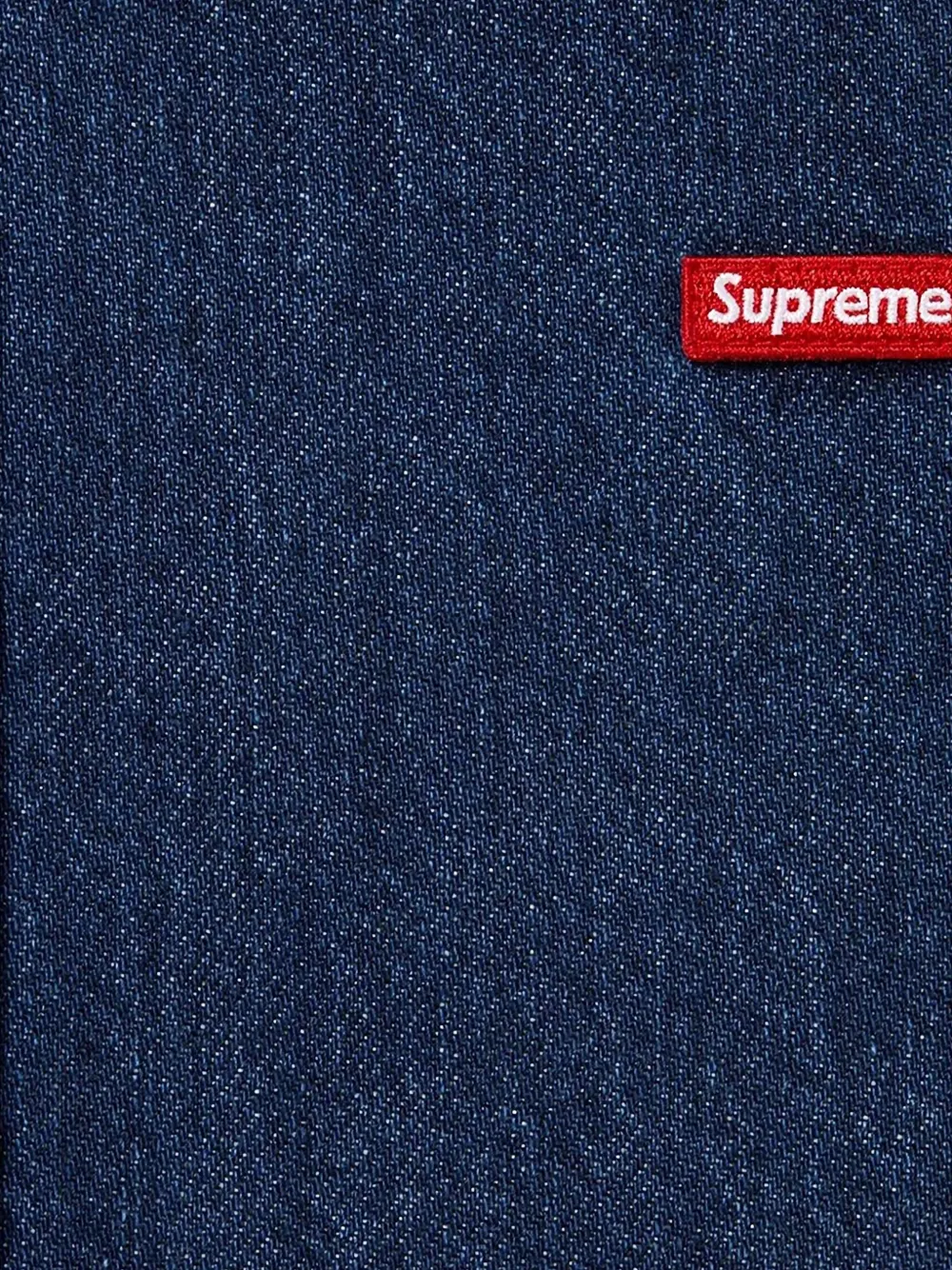 Supreme Small Box denim overhemd - Blauw