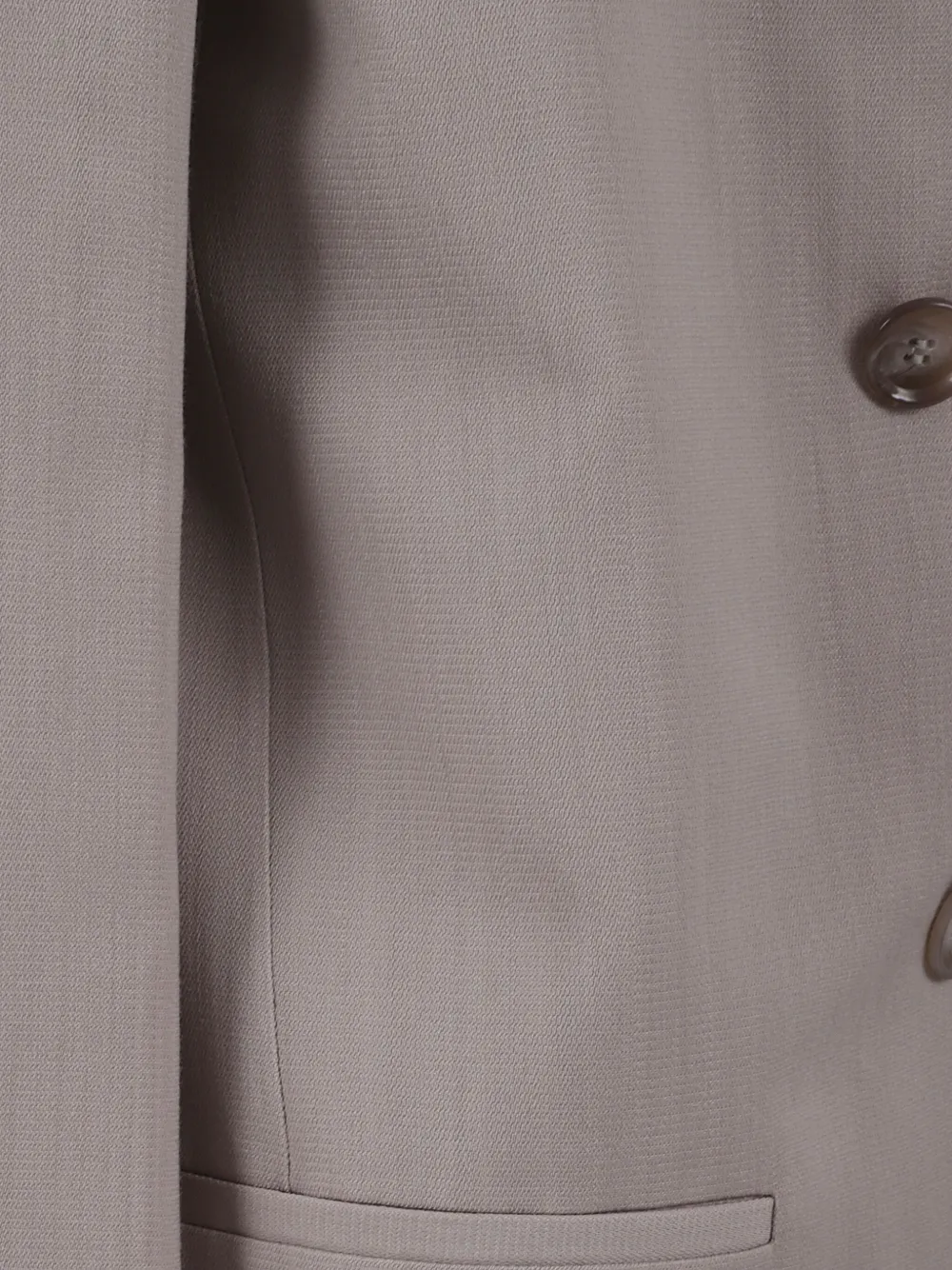 Alberta Ferretti Jack met dubbele rij knopen Grijs