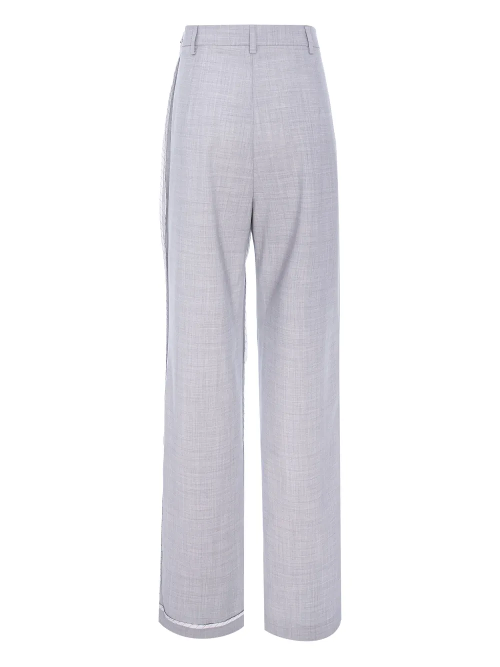 Cuanna Mark Pinstripe-panel Trousers In Multi