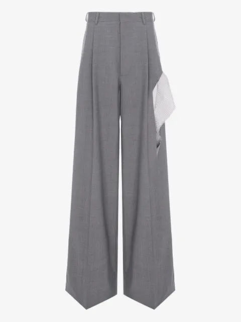 CuAnna TYRA striped-detail trousers