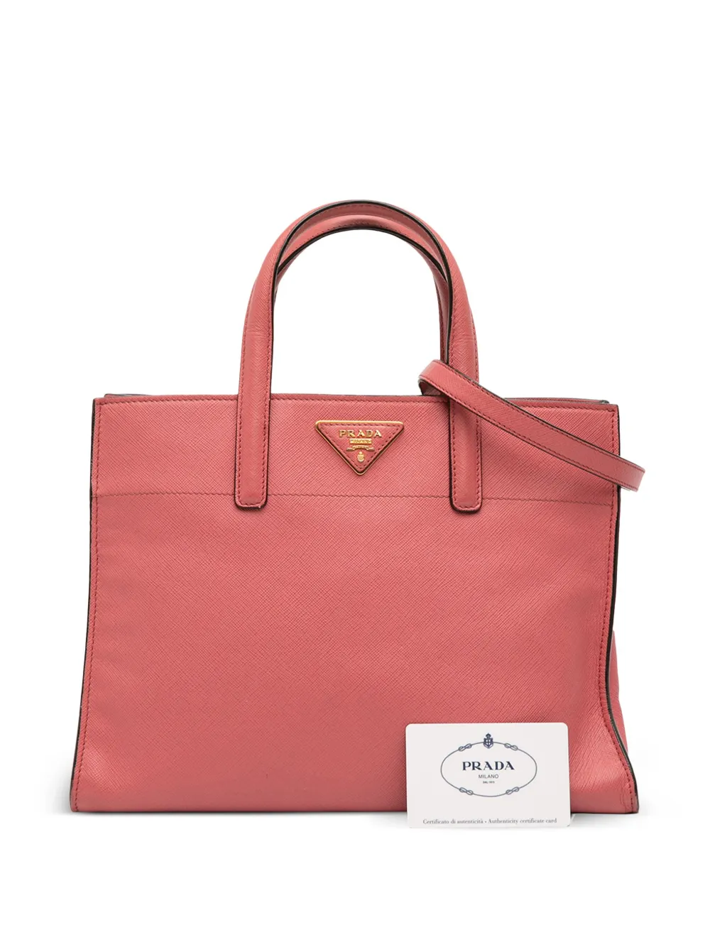 Prada Pre-Owned 2010-2025 サフィアーノ ソフト トリプルポケット