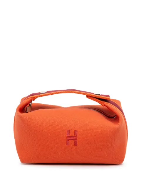 Hermès Pre-Owned 2021-2025 Small Canvas Bride A Brac Case vanity bag