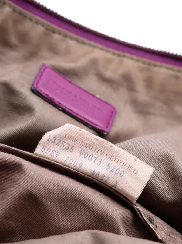 Bottega Veneta Pre-Owned 2009 ナッパ イントレチャート コスメポーチ