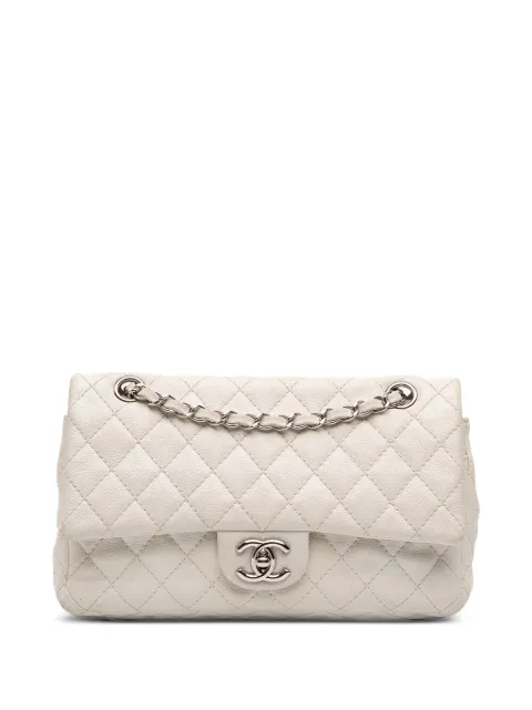 CHANEL Pre-Owned bolsa de hombro Classic Caviar Double Flap mediana 2008-2009