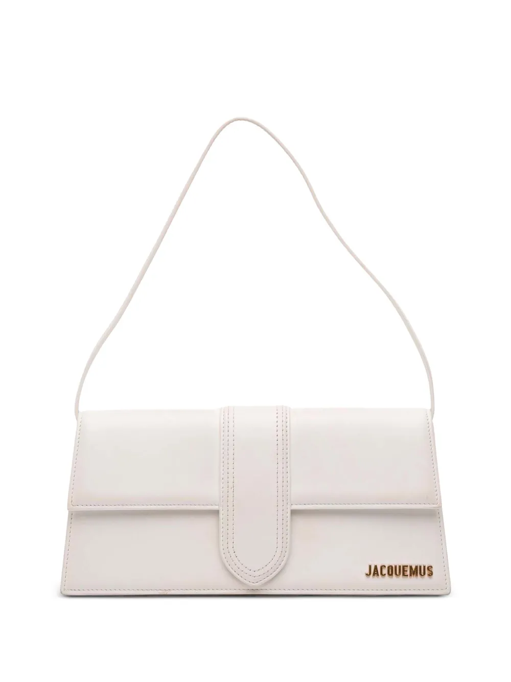 Jacquemus Pre-Owned 2009-2025 Calfskin Le Bambino Long shoulder bag | White | Image 1