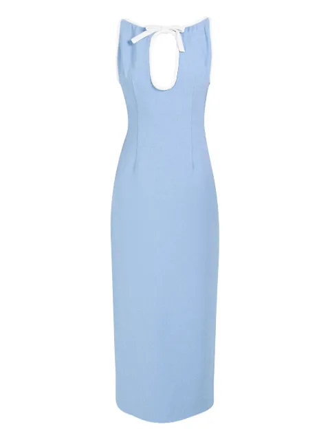 Rowen Rose hole-detail maxi dress