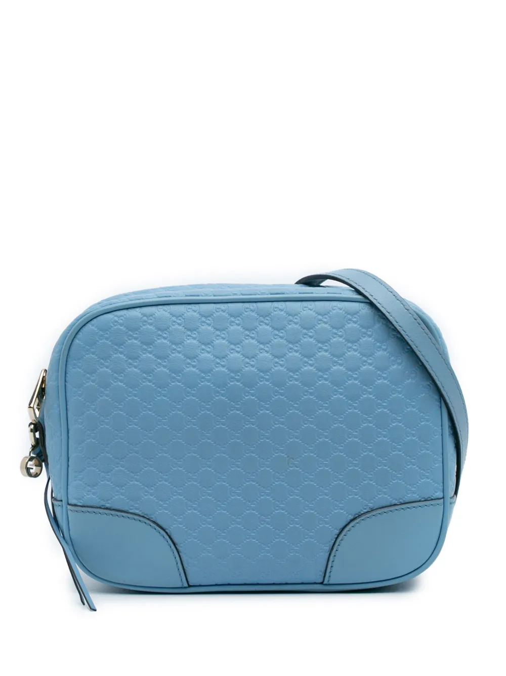 Gucci Pre-Owned 2016-2025 Mini Microguccissima Bree crossbody bag - Blu
