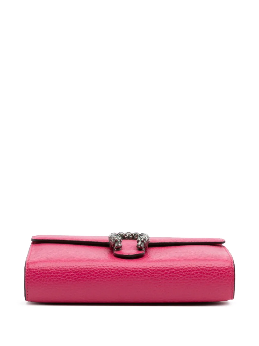 Pre-owned Gucci 2016-2025 Mini Leather Dionysus Wallet On Chain Crossbody Bag In Pink
