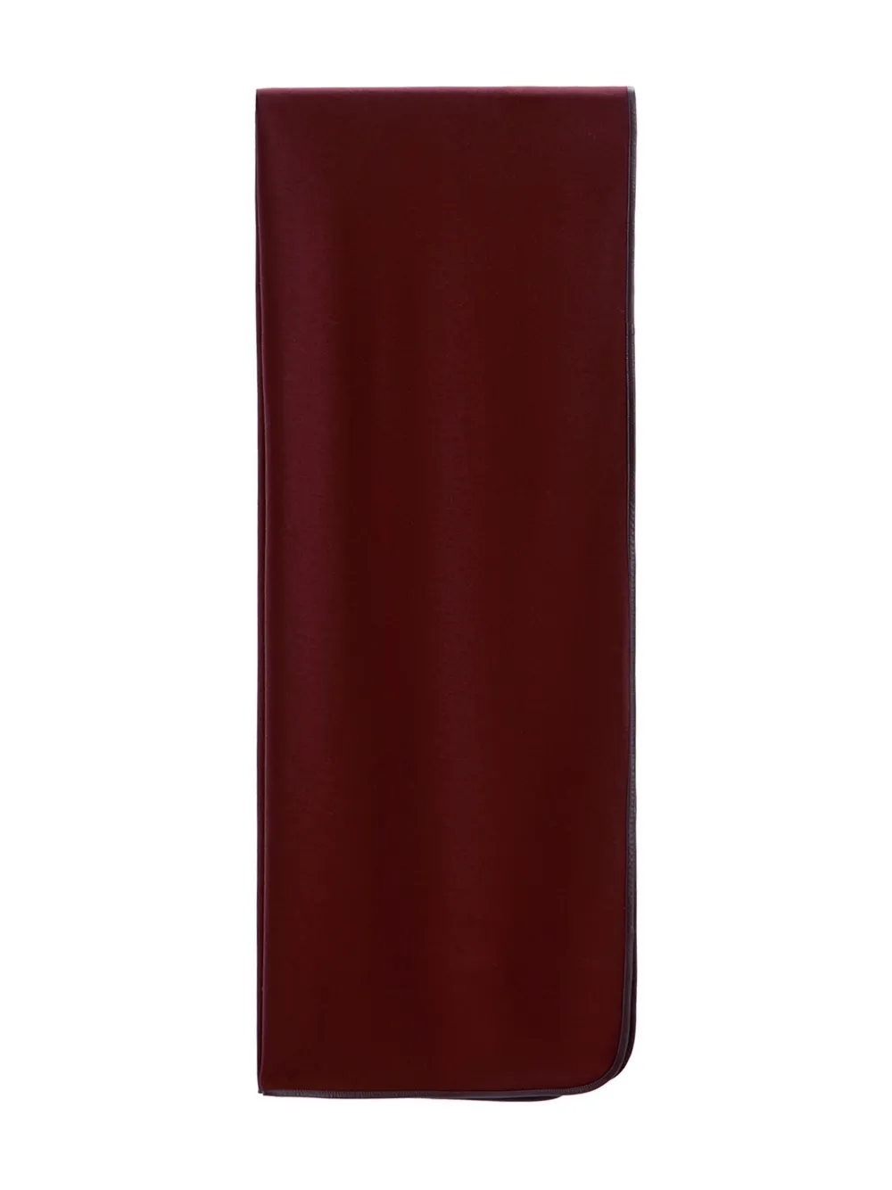 12 STOREEZ leather-trimmed scarf | Red | Image 1