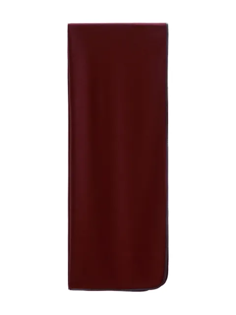 12 STOREEZ leather-trimmed scarf