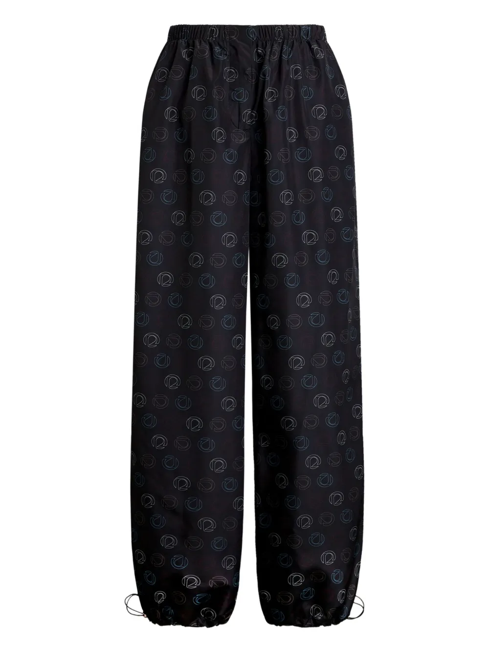 12 STOREEZ pantalon à coupe droite | noir | Image 1