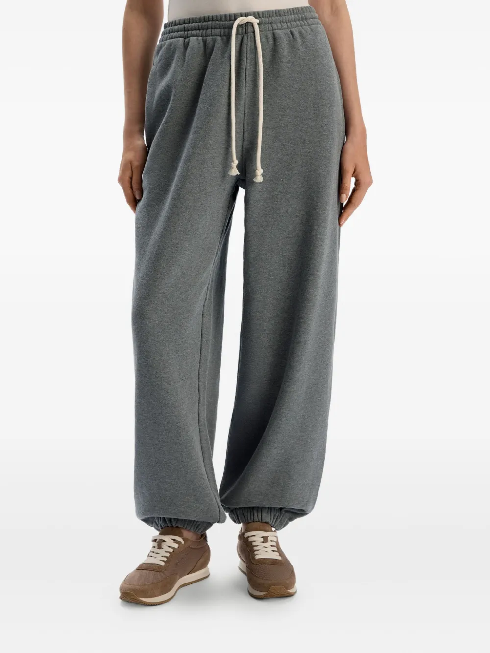 12 Storeez Drawstring Track Pants In Gray
