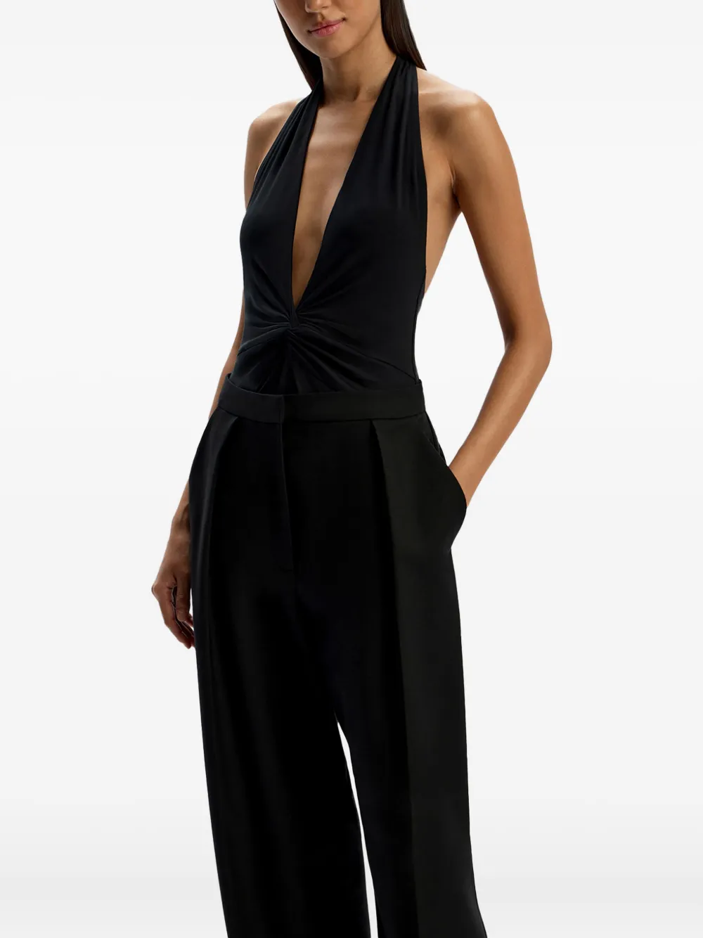 12 STOREEZ Body met halternek Zwart