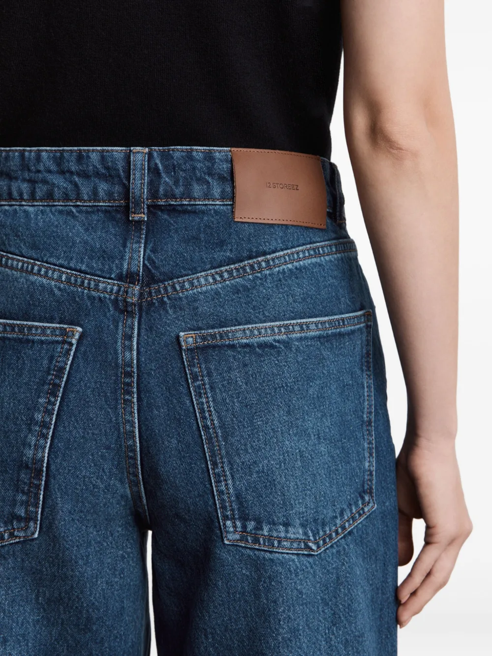 12 Storeez 325 Straight-leg Jeans In Blue