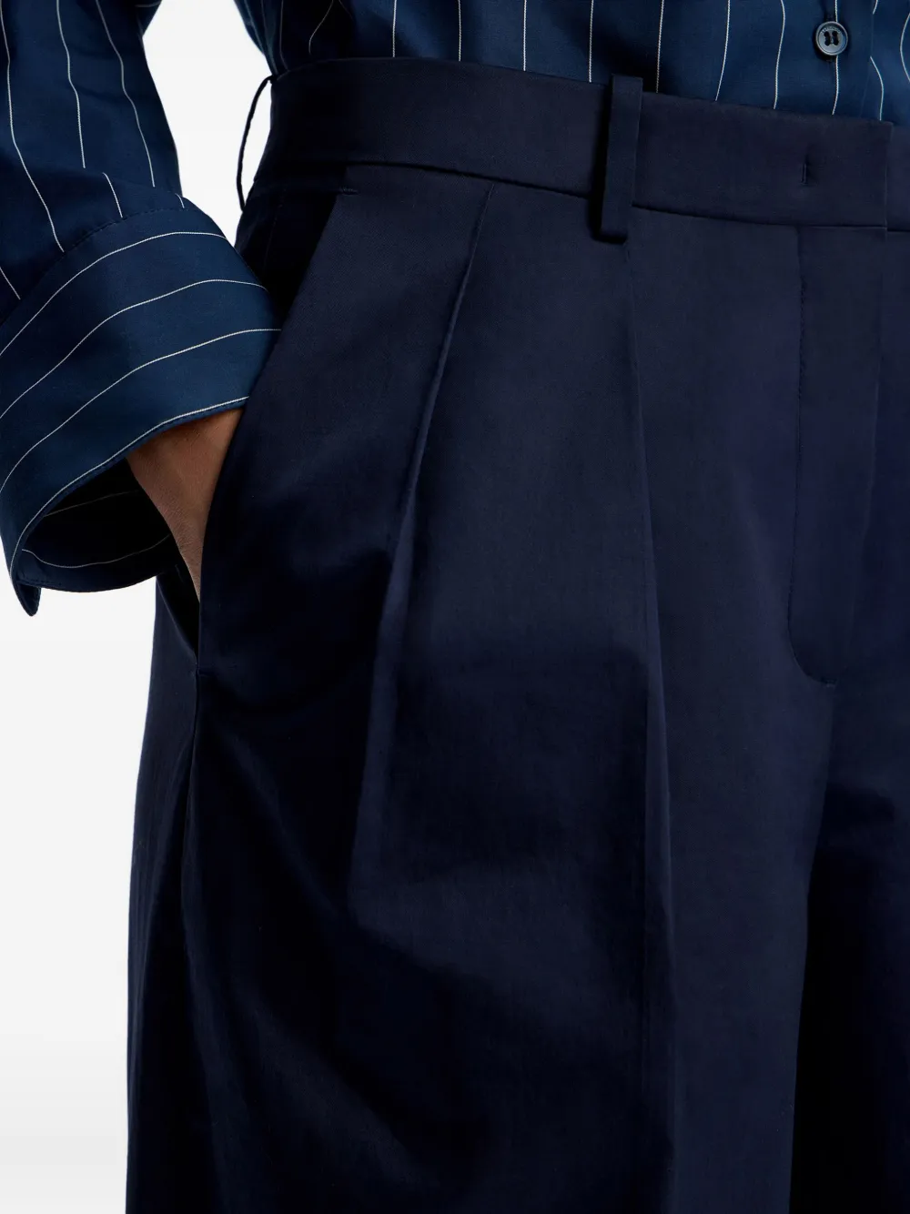 12 STOREEZ Plooibroek Blauw