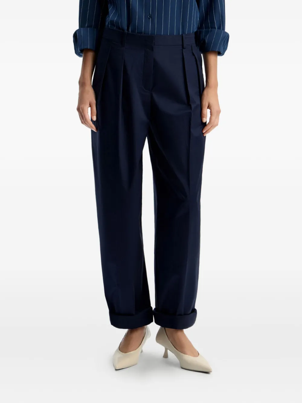 12 STOREEZ Plooibroek Blauw