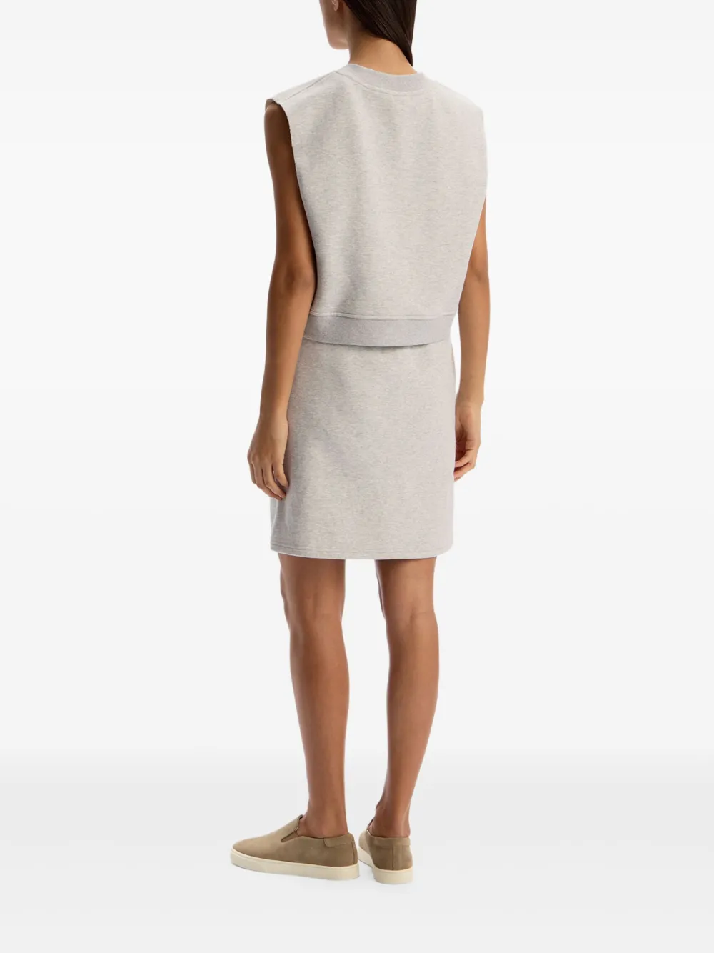 12 STOREEZ Rok met trekkoordtaille Grijs