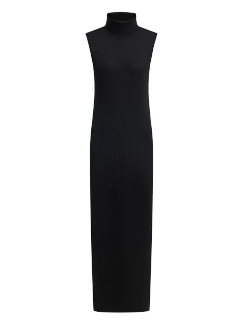 12 STOREEZ vestido largo con cuello vuelto