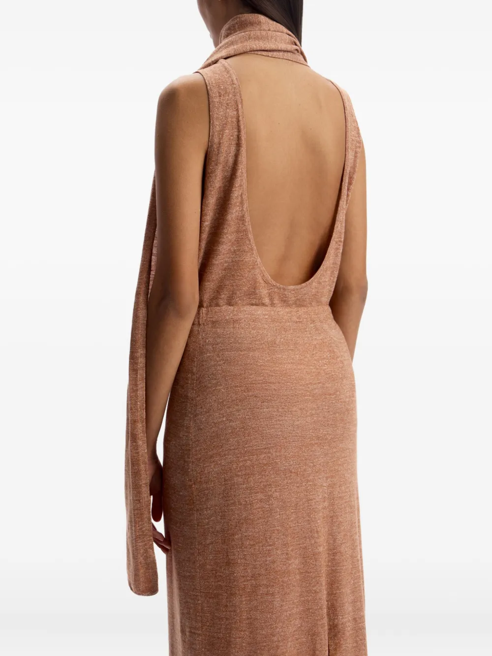 12 STOREEZ Trui met sjaal Bruin