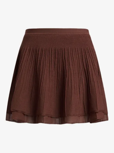 12 STOREEZ pleated tiered skirt