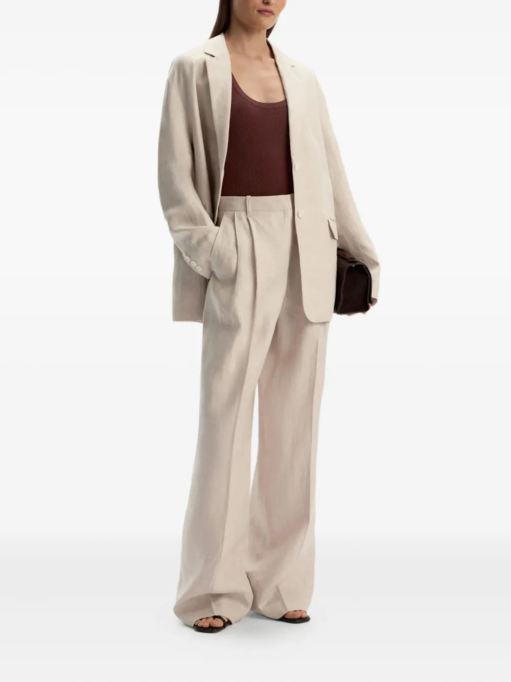 12 STOREEZ tailored linen blazer | Blazers | Image 2