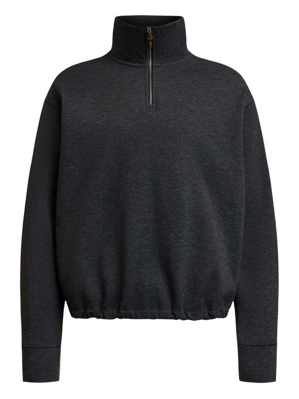 12 Storeez Zip-up Sweatshirt In Black