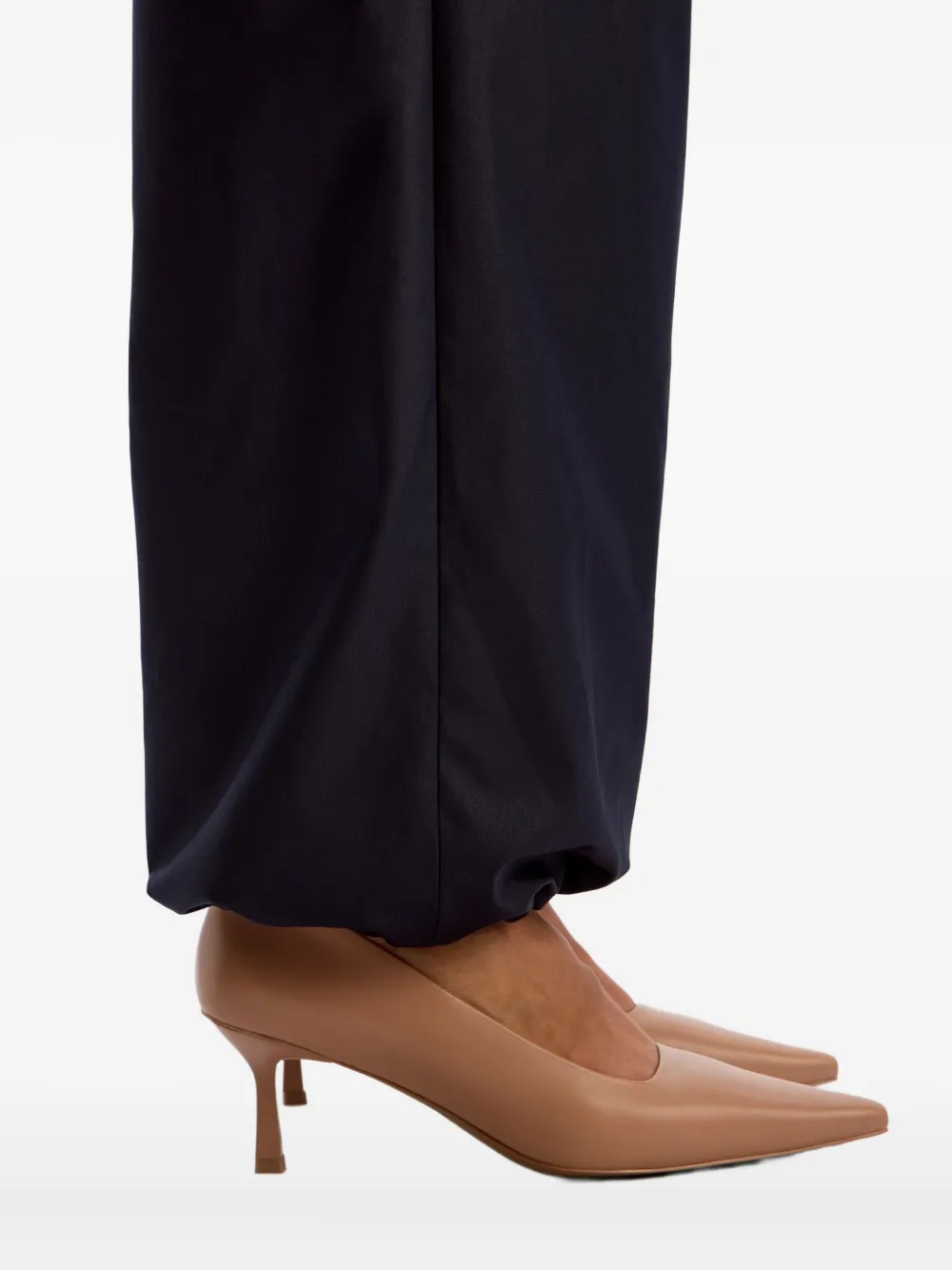 12 STOREEZ 60 mm leren pumps met hak Beige