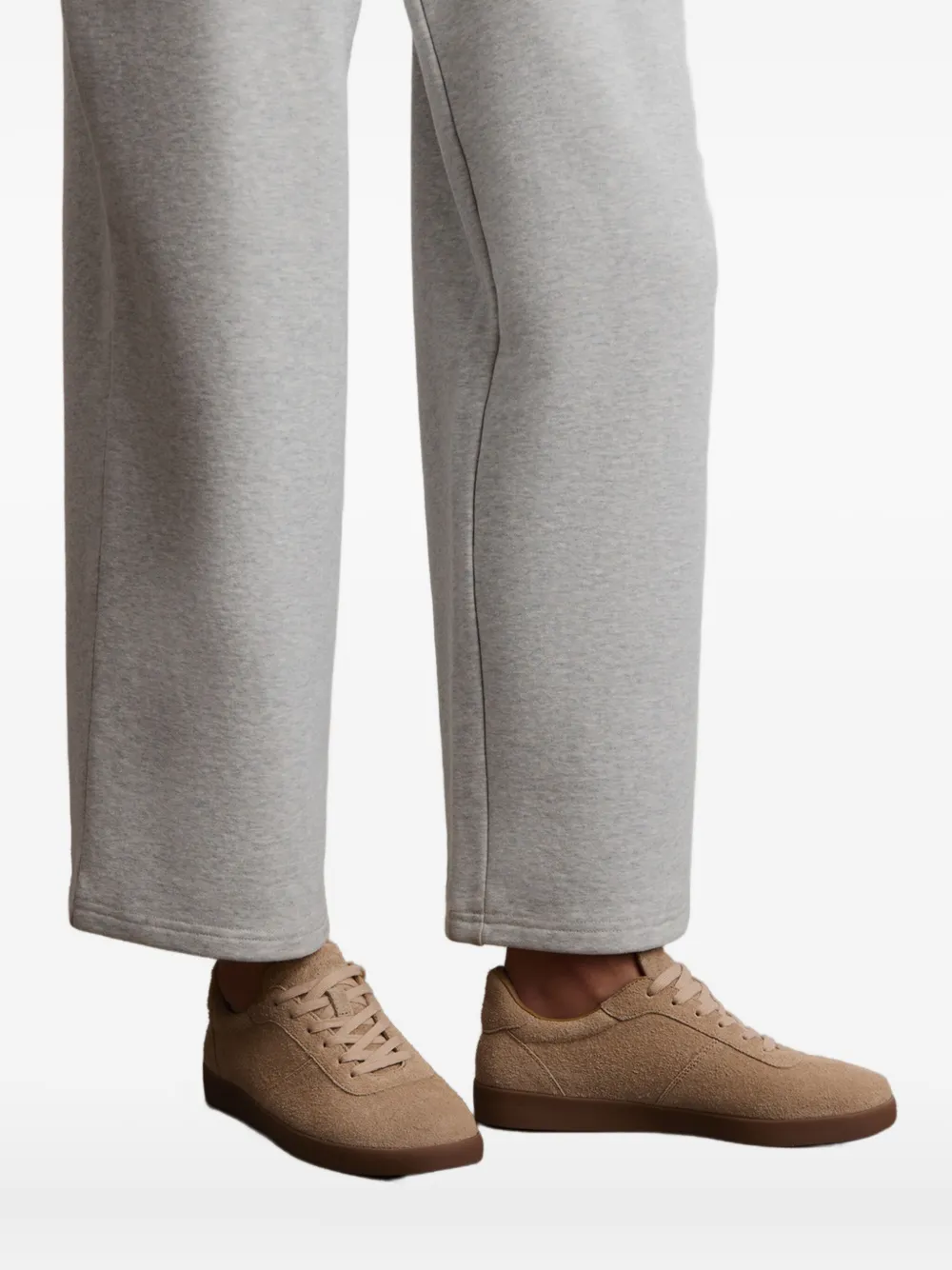 12 Storeez Suede Lace-up Sneakers In Brown